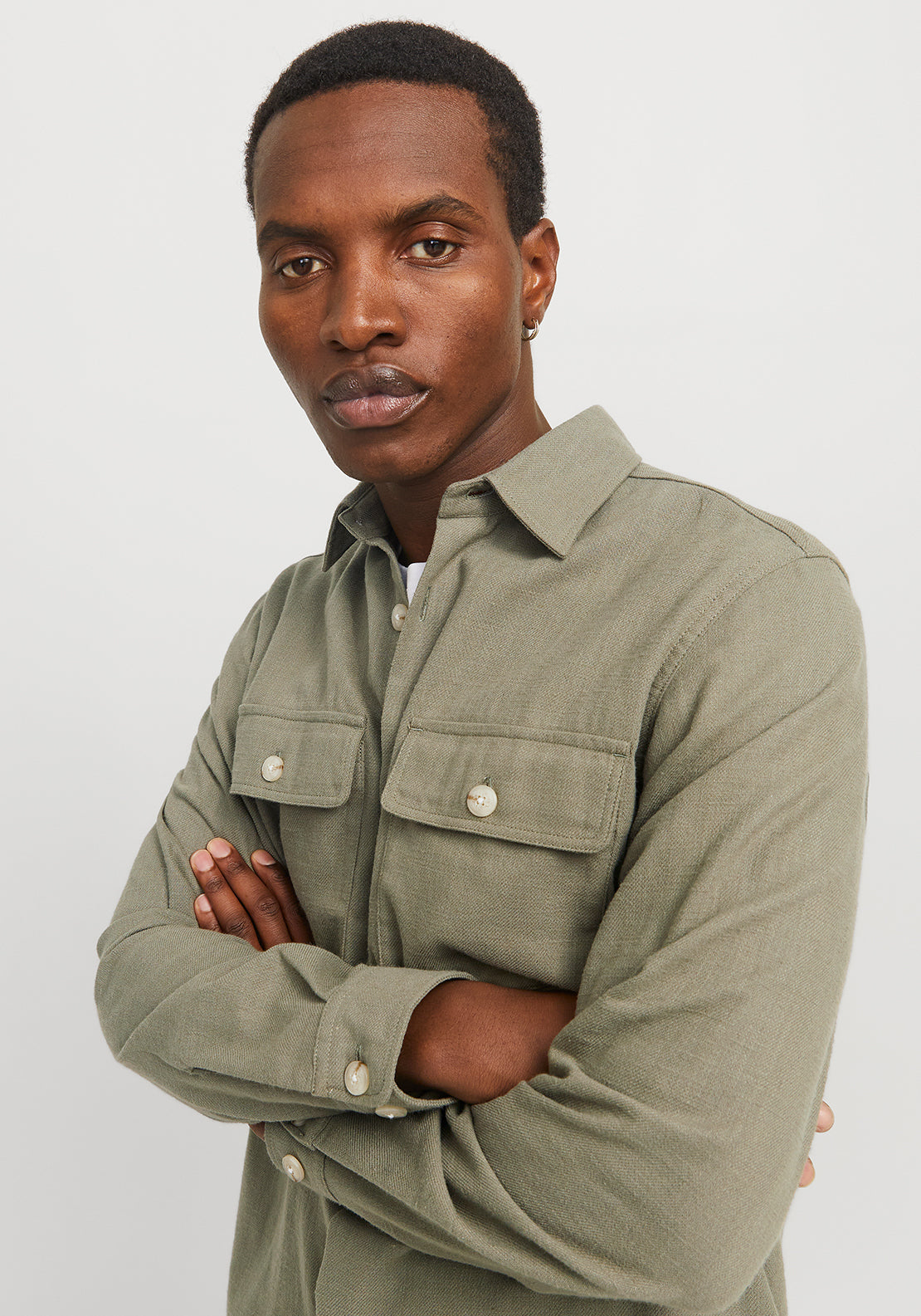 Jack & Jones Raymond Overshirt, Tea Leaf Green