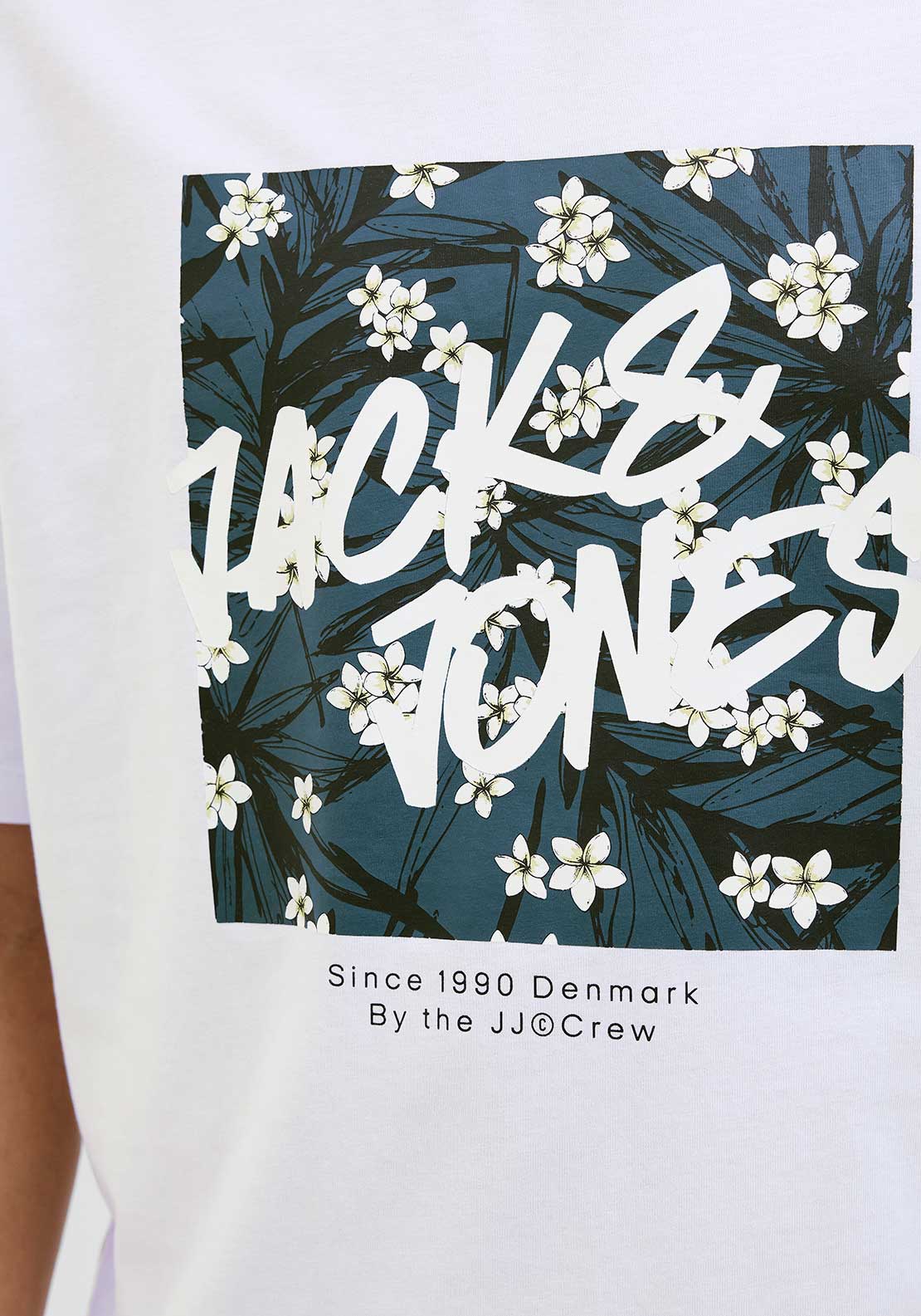 Jack & Jones Hawaii T-Shirt, White