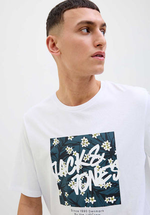 Jack & Jones Hawaii T-Shirt, White