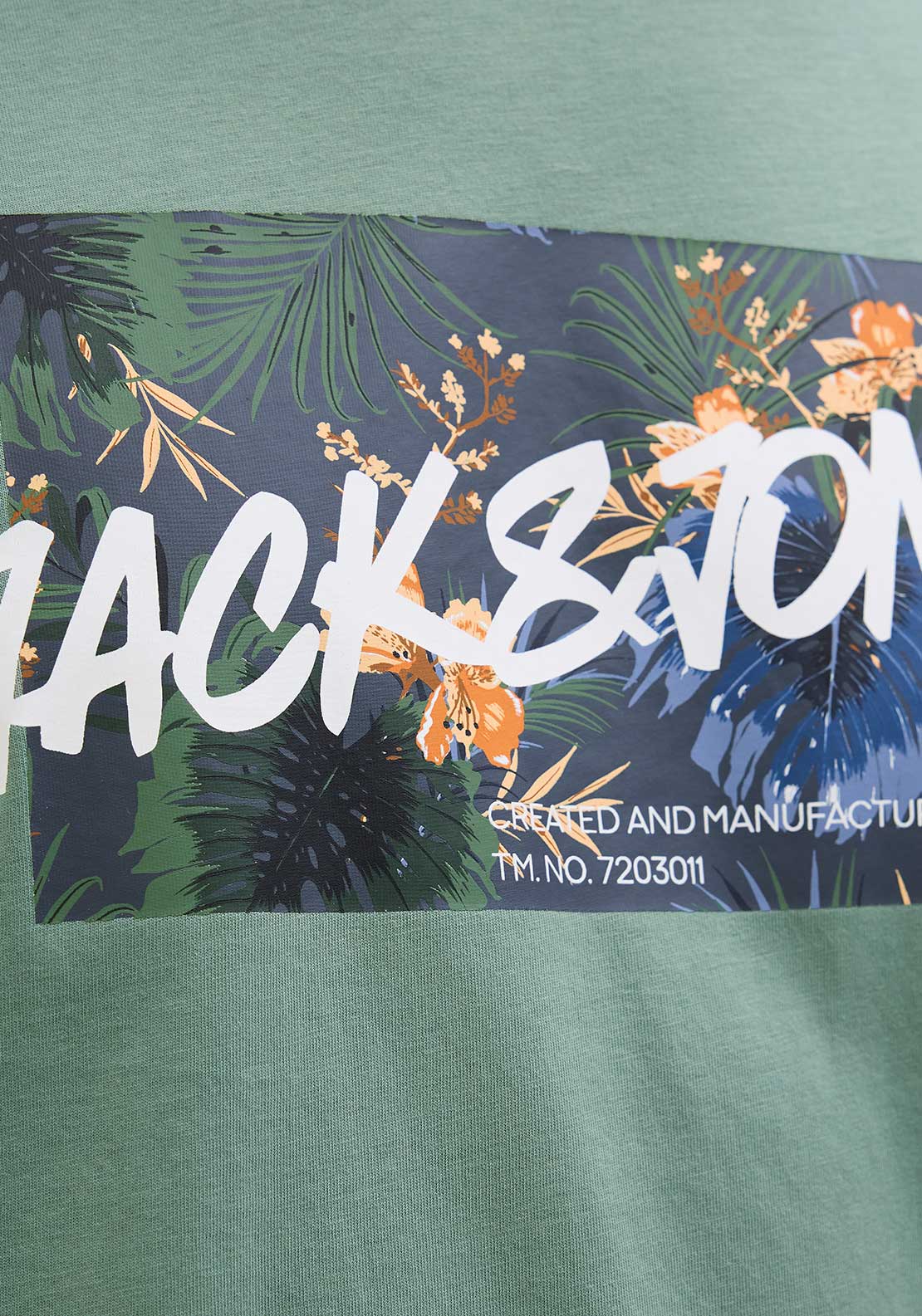 Jack & Jones Hawaii T-Shirt, Iceberg Green