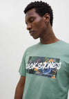 Jack & Jones Hawaii T-Shirt, Iceberg Green