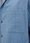 Jack & Jones Aston Seersucker Shirt, Coronet Blue