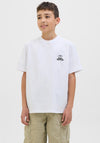 Jack & Jones Core Graphic Short Sleeve Tee, White