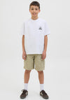 Jack & Jones Core Graphic Short Sleeve Tee, White