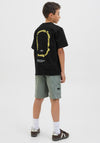Jack & Jones Core Graphic Short Sleeve Tee, Black