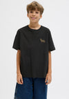 Jack & Jones Boys Hydra Short Sleeve Tee, Black