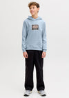 Jack & Jones Boys Rain Long Sleeve Hoodie, Blue