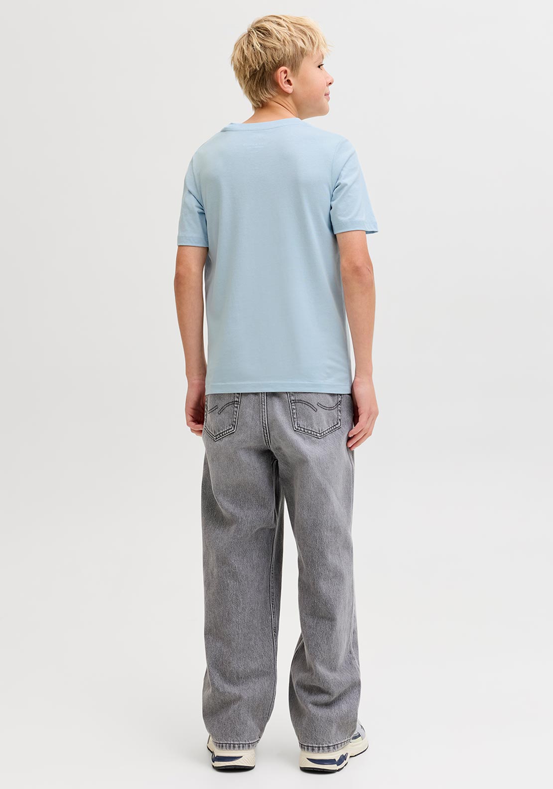 Jack & Jones Boys Rain Short Sleeve Tee, Blue