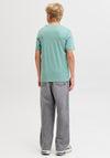 Jack & Jones Boys Rain Short Sleeve Tee, Green