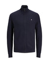 Jack & Jones Roy Knit Full Zip Sweater, Seaborne