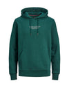 Jack & Jones Archie Hoodie, Pineneedle Green