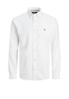 Jack & Jones Greg Dobby Shirt, White