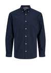 Jack & Jones Poplin Shirt, Night Sky