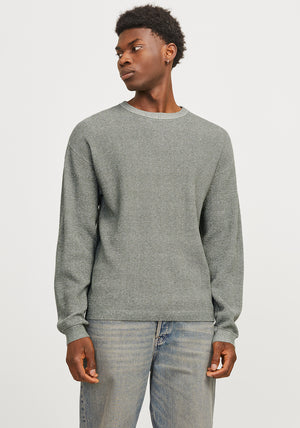 Jack & Jones Walter Knit Jumper, Agave Green