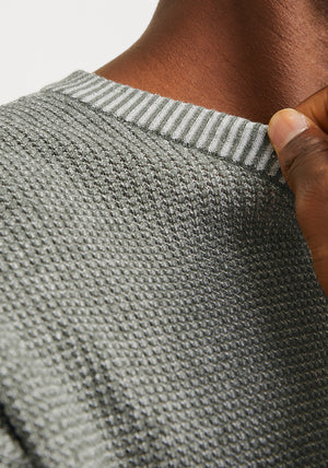 Jack & Jones Walter Knit Jumper, Agave Green