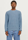 Jack & Jones Walter Knit Jumper, Oceanview Blue