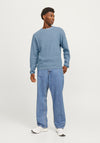 Jack & Jones Walter Knit Jumper, Oceanview Blue
