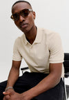 Jack & Jones Austin Polo Shirt, Light Beige