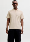 Jack & Jones Austin Polo Shirt, Light Beige