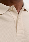 Jack & Jones Austin Polo Shirt, Light Beige