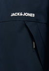 Jack & Jones Adam Water Resistant Hooded Jacket, Navy
