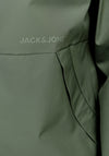 Jack & Jones Adam Water Resistant Hooded Jacket, Agave Green