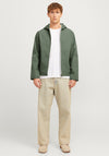 Jack & Jones Adam Water Resistant Hooded Jacket, Agave Green
