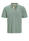 Jack & Jones Verner Polo Shirt, Iceberg Green Melange