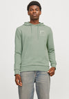 Jack & Jones Verner Hoodie, Iceberg Green