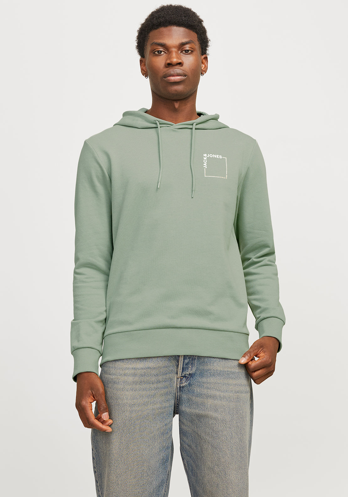 Jack & Jones Verner Hoodie, Iceberg Green