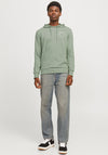 Jack & Jones Verner Hoodie, Iceberg Green