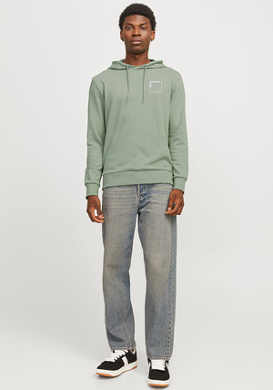 Jack & Jones Verner Hoodie, Iceberg Green