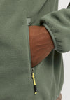 Jack & Jones Theo Full Zip Fleece, Agave Green