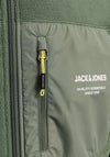 Jack & Jones Theo Full Zip Fleece, Agave Green