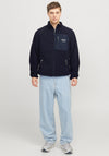 Jack & Jones Theo Full Zip Fleece, Navy