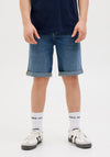 Jack & Jones Boy Rick Denim Shorts, Blue
