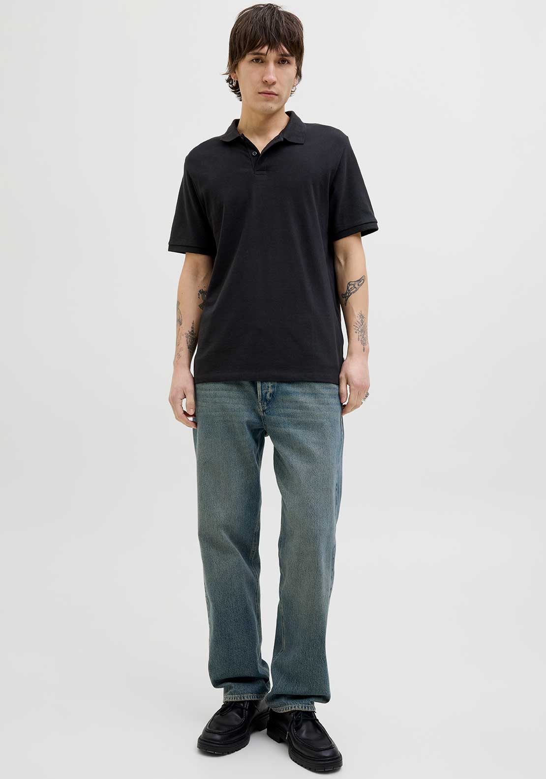 Jack & Jones Kane Polo Shirt, Black