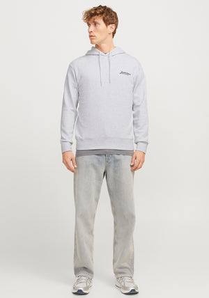 Jack & Jones Beau Hoodie, Light Grey