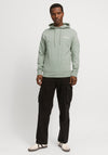 Jack & Jones Beau Hoodie, Iceberg Green