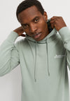 Jack & Jones Beau Hoodie, Iceberg Green