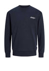 Jack & Jones Beau Crew Neck Sweatshirt, Sky Captain