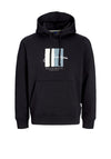 Jack & Jones Frederick Script Hoodie, Black