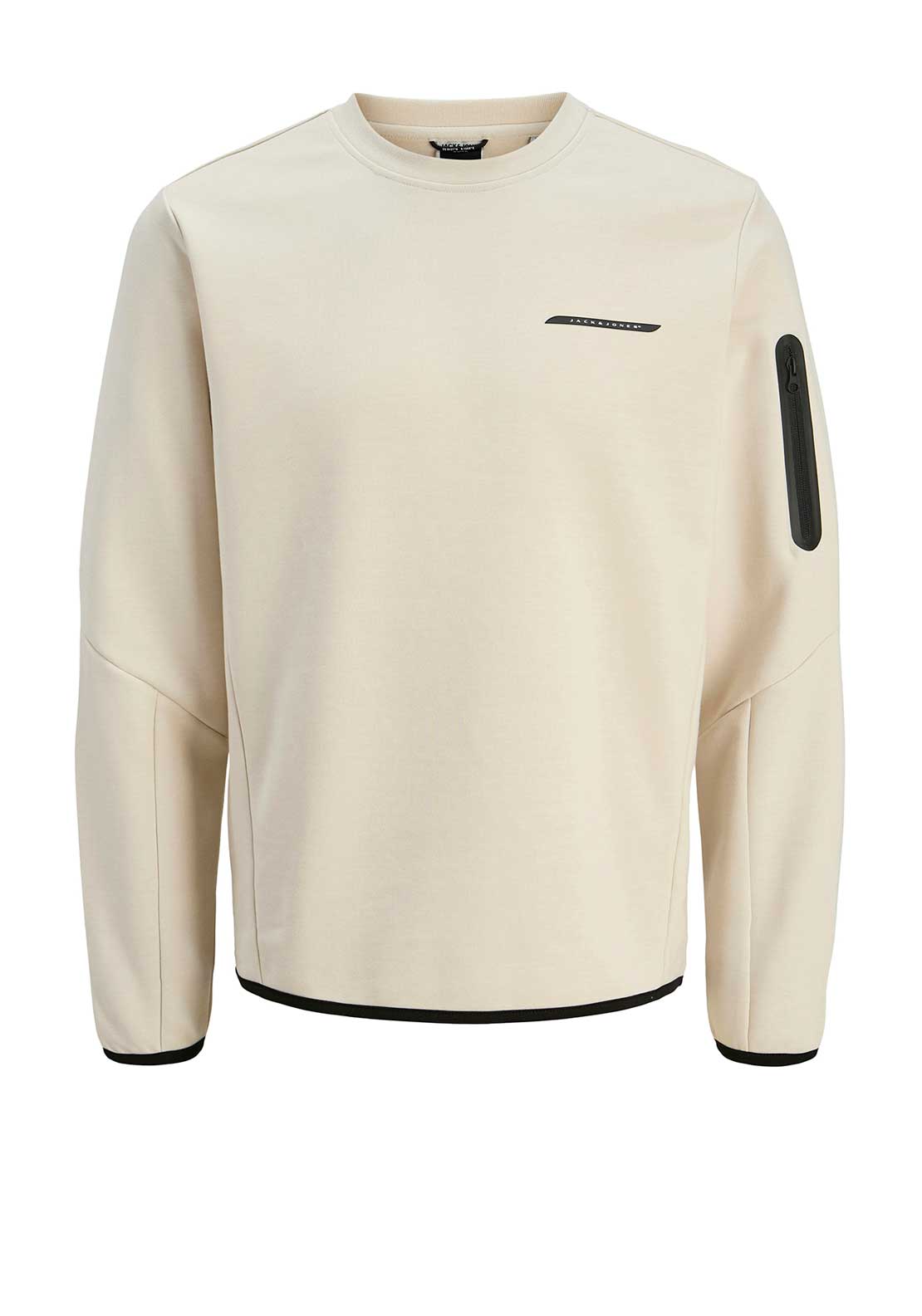 Jack & Jones Fusion Sweatshirt, Beige