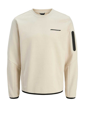 Jack & Jones Fusion Sweatshirt, Beige