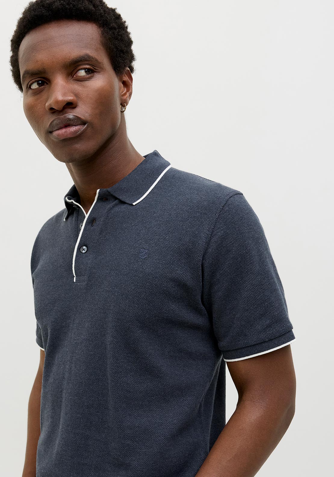 Jack & Jones Logan Polo Shirt, Navy Blazer