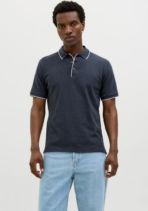 Jack & Jones Logan Polo Shirt, Navy Blazer