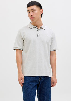 Jack & Jones Logan Polo Shirt, Grey