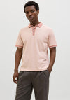 Jack & Jones Logan Polo Shirt, Pink Melange