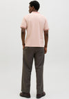 Jack & Jones Logan Polo Shirt, Pink Melange