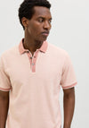 Jack & Jones Logan Polo Shirt, Pink Melange